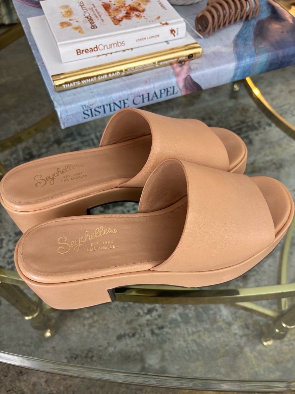 Seychelles One of A Kind Tan Leather Heel